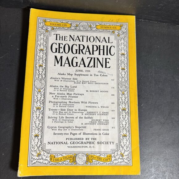 National Geographic 1956 [Book 305] - Picture 4 of 10